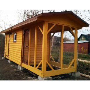 Курятник Зима 20-25 курей с Хозблоком