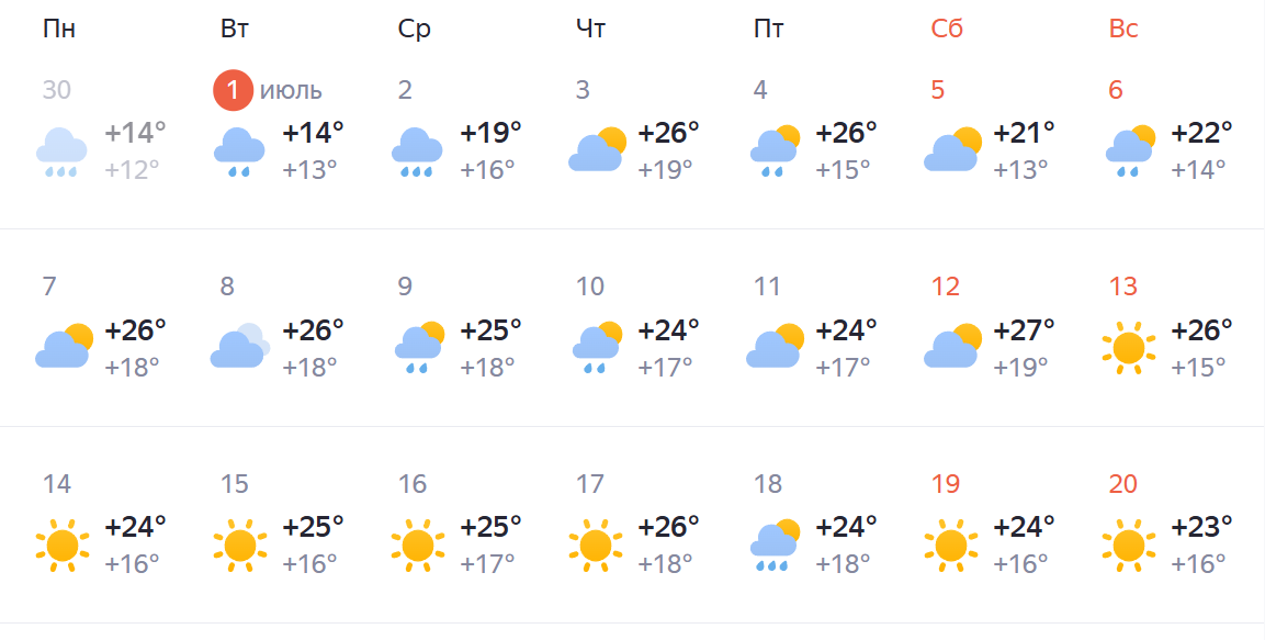 погода